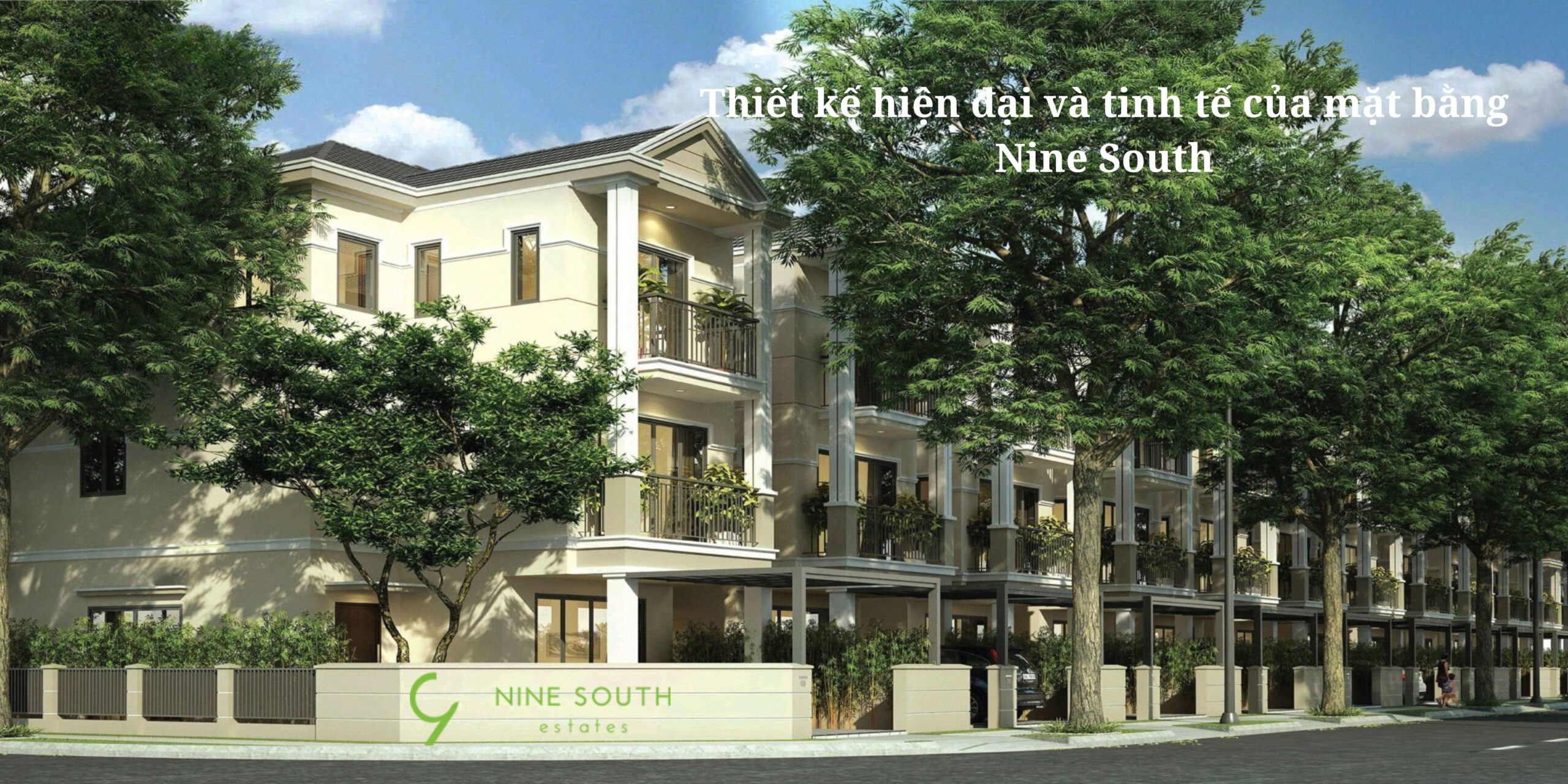 Thiết kế hiện đại và tinh tế tại mặt bằng Nine South