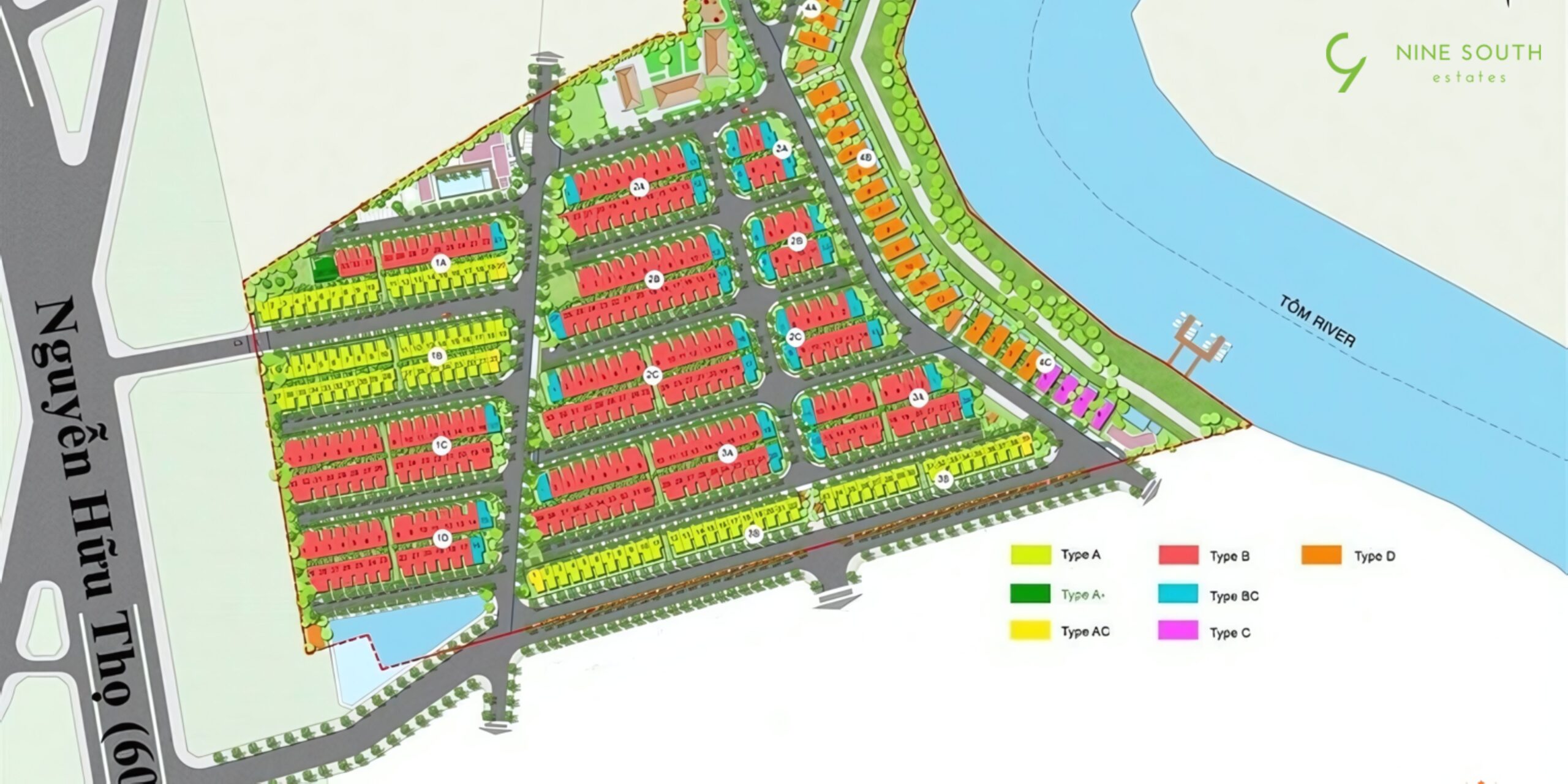 Vị trí quyết định giá bán Nine South 